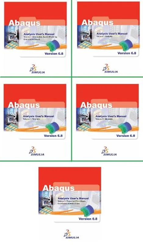 دانلود آموزش آباکوس، دانلود 5 جلد کامل کتاب آموزش نرم افزار ABAQUS - Analysis Users Manual