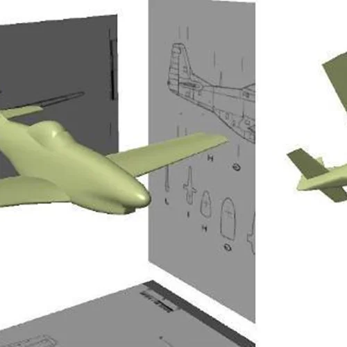 مدل سازی بدنه هواپیمای ملخی در CATIA