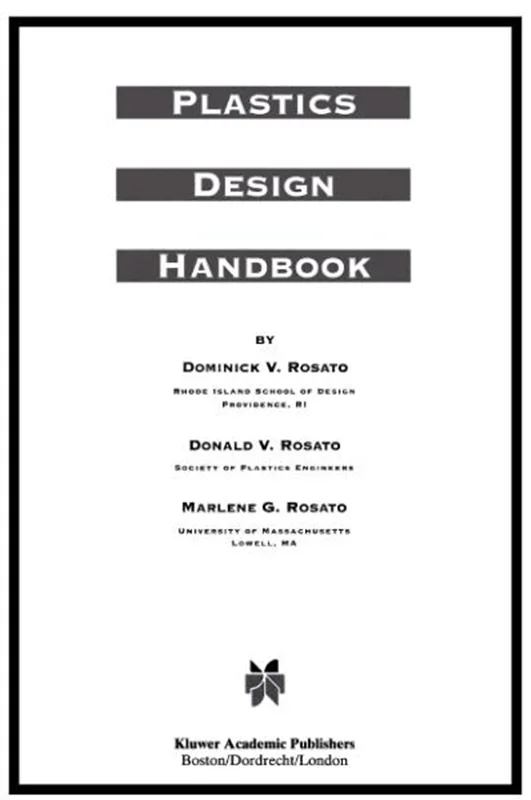 مرجع طراحی پلاستیک ها (Plastic Design HandBook)