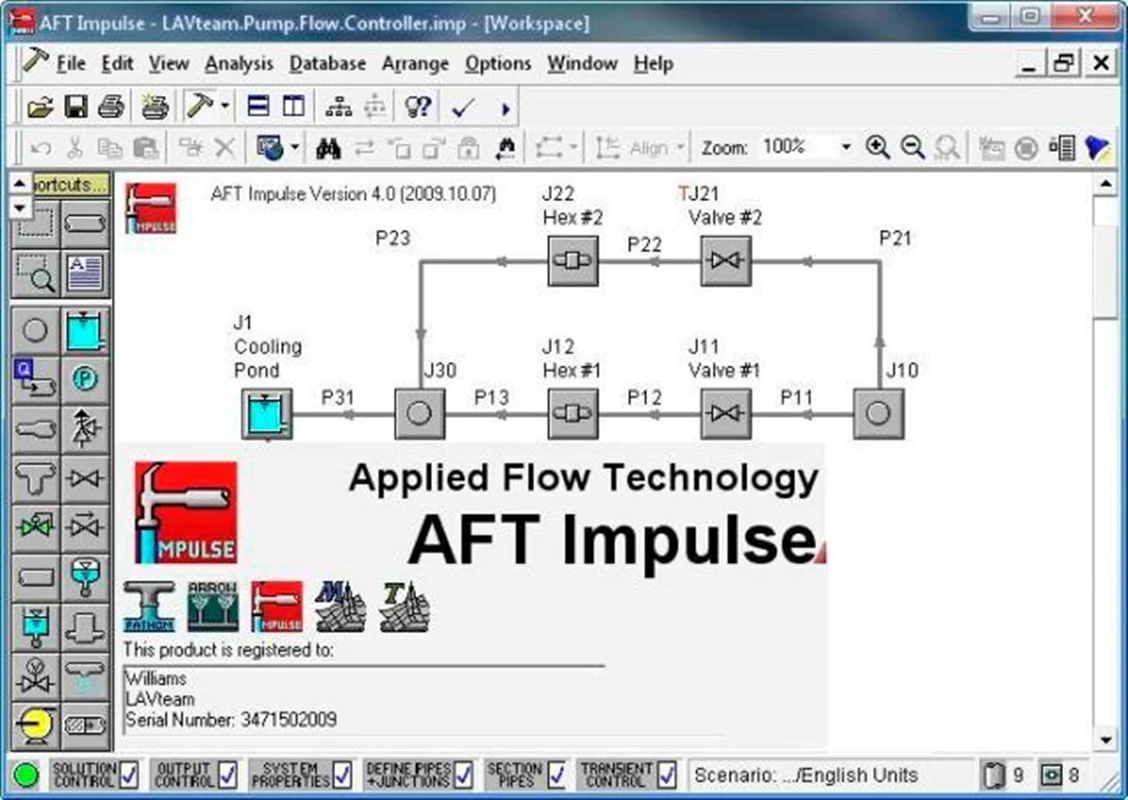 محاسبه ضربه قوچ در خطوط انتقال سیال با AFT Implus