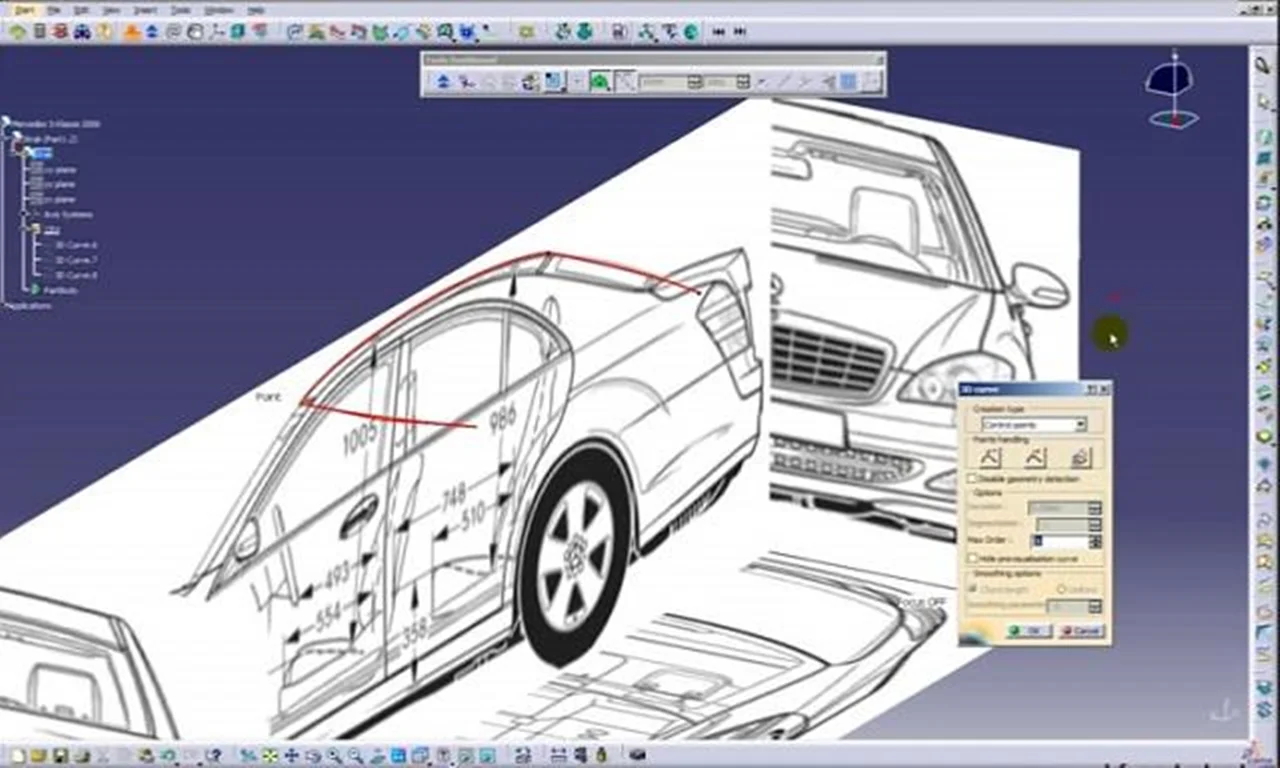 آموزش کتیا، طراحی و مدلسازی پوسته سقف خودرو (Car Roof Surface) و بهینه سازی آن در نرم افزار CATIA