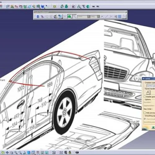 مدل سازی و بهینه سازی پوسته سقف خودرو در CATIA