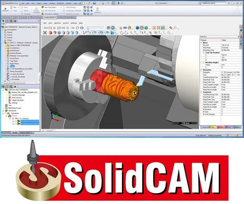 طراحی پروسه ماشینکاری و استخراج G code با SolidCAM