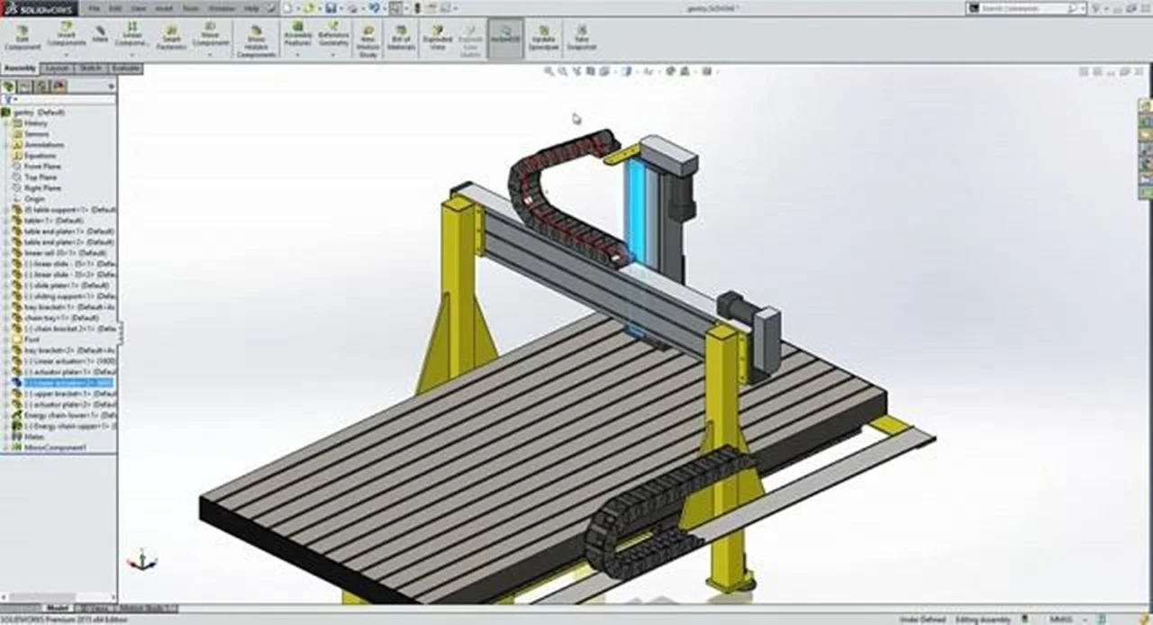 مدل سازی و مونتاژ زنجیر در SolidWorks