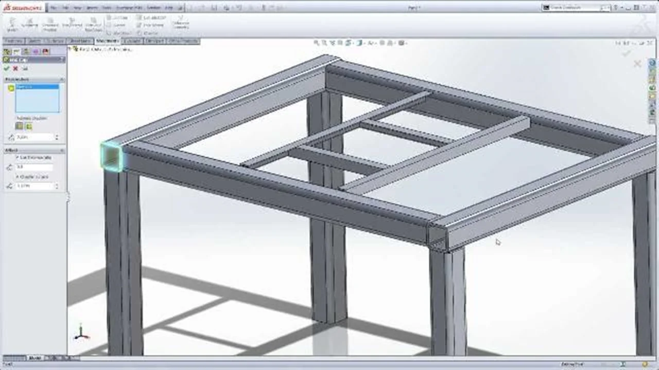 آموزش سالیدورکس، جزوه آموزش طراحی سازه و قطعات به هم جوش خورده (Weldment or Structure Design) در نرم افزار SolidWorks