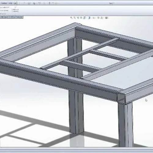 مدل سازی سازه در SolidWorks