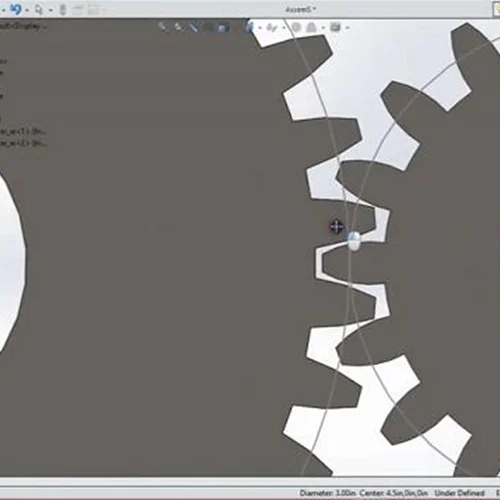 طراحی و مدلسازی چرخدنده ساده در نرم افزار سالیدورکس