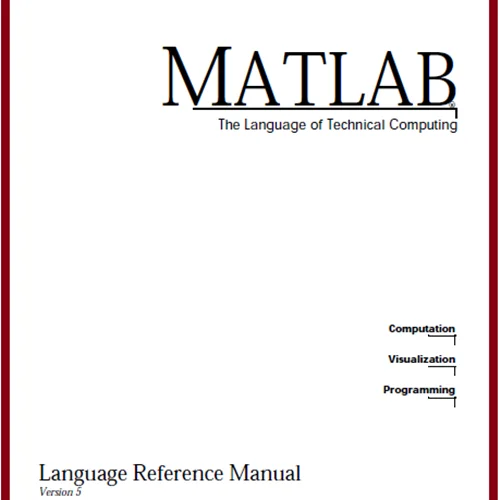 متلب زبان محاسبات فنی (Version 5)